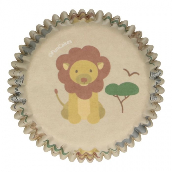 Cupcake Baking Cases - Safari Animals